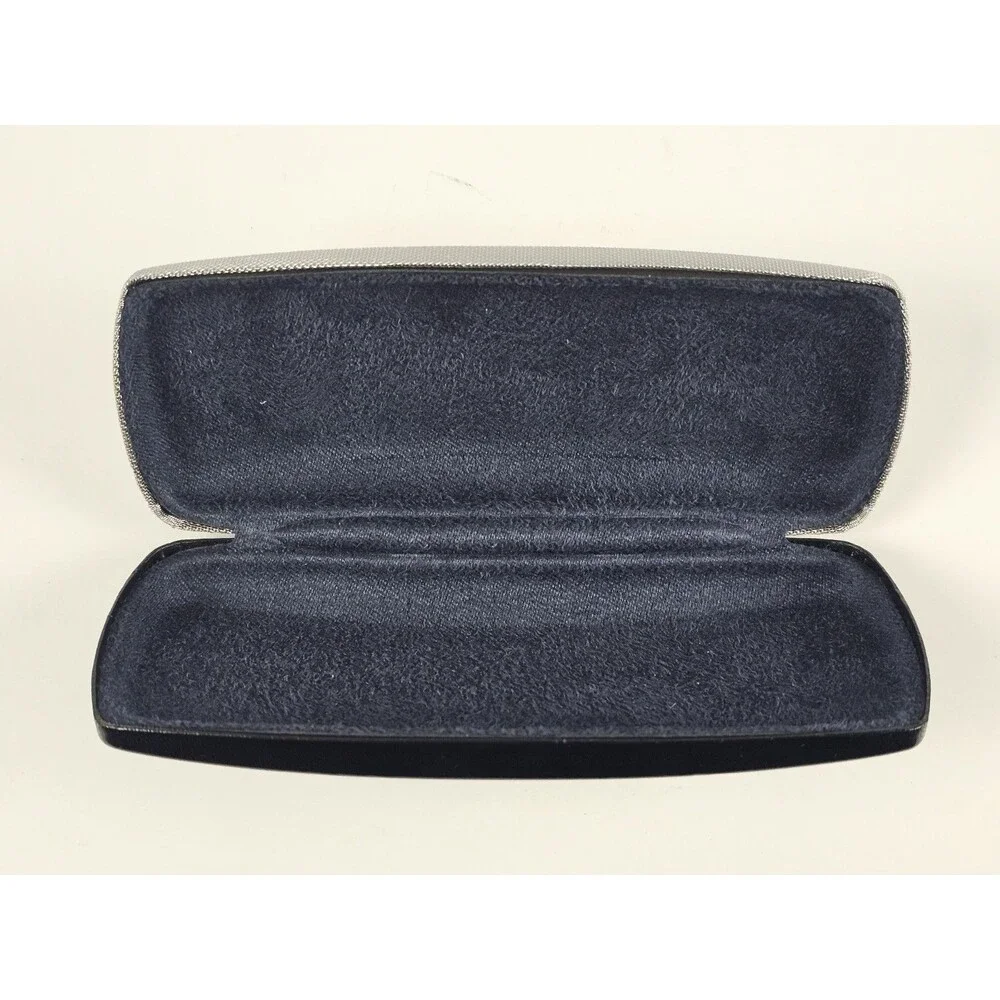 Zero G Titanium Eyeglasses Case Only Clamshell Mesh Top Black Silver